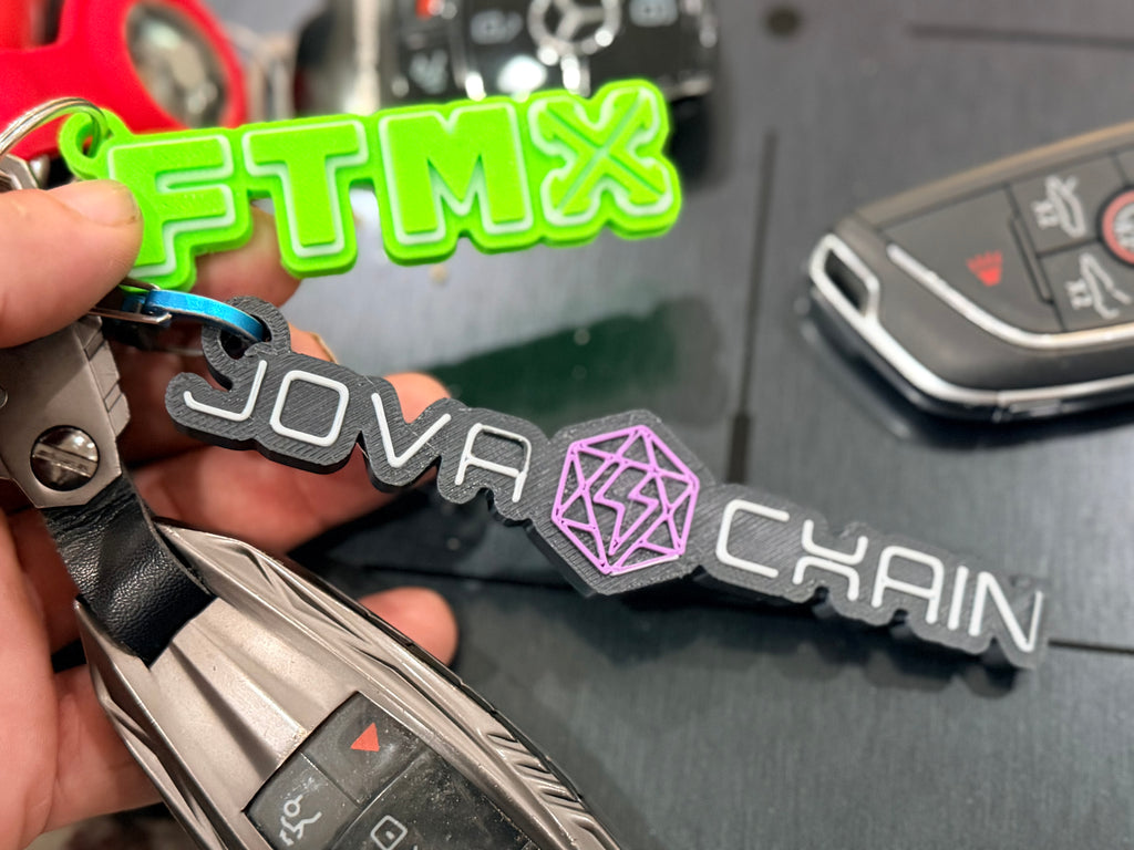 FTMX Keychain 3D Printed