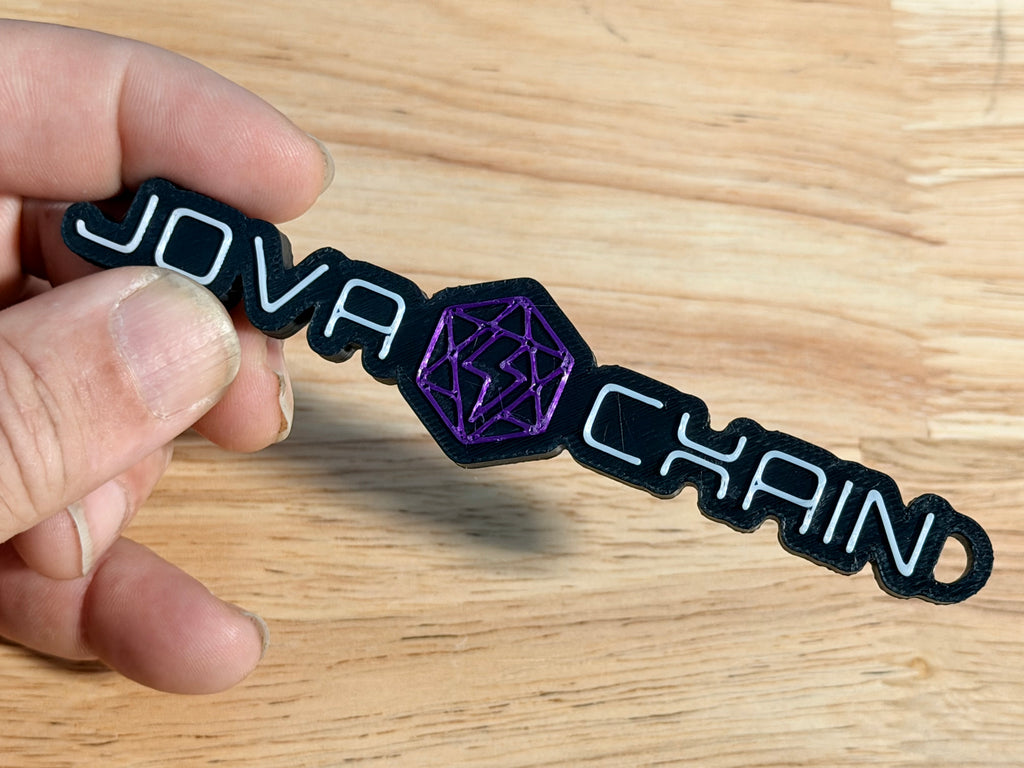 Jova Chain Keychain Black Background