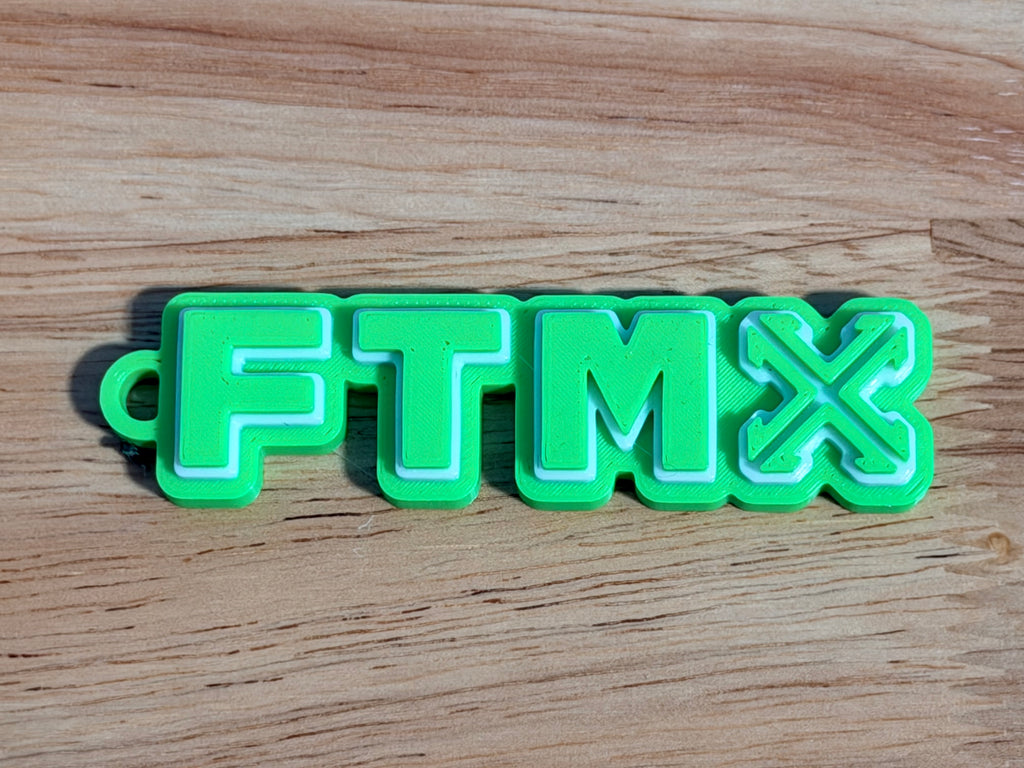 FTMX Keychain 3D Printed