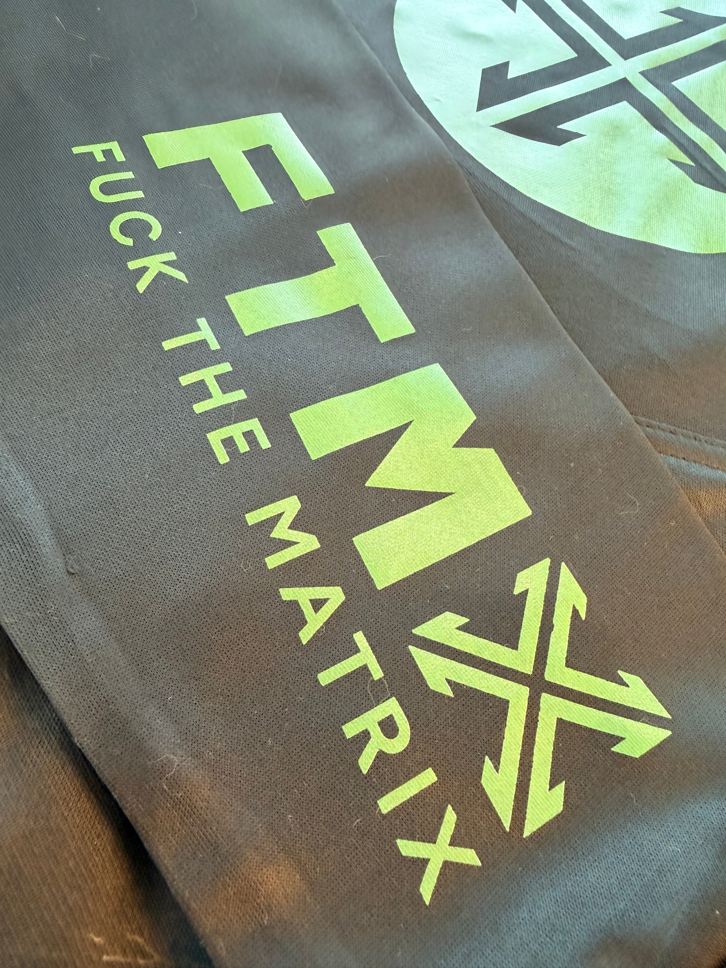Black Fuck The Matrix Hoodie