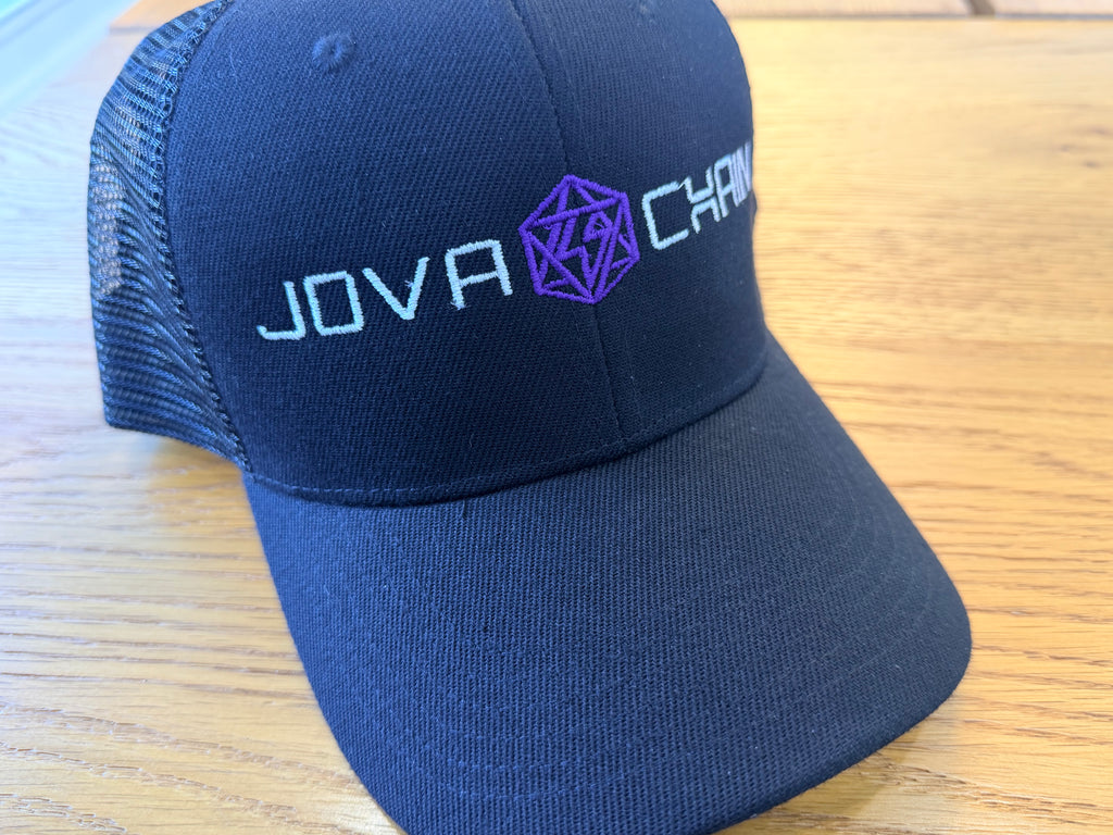 Black Jova Chain Snap Back Cap