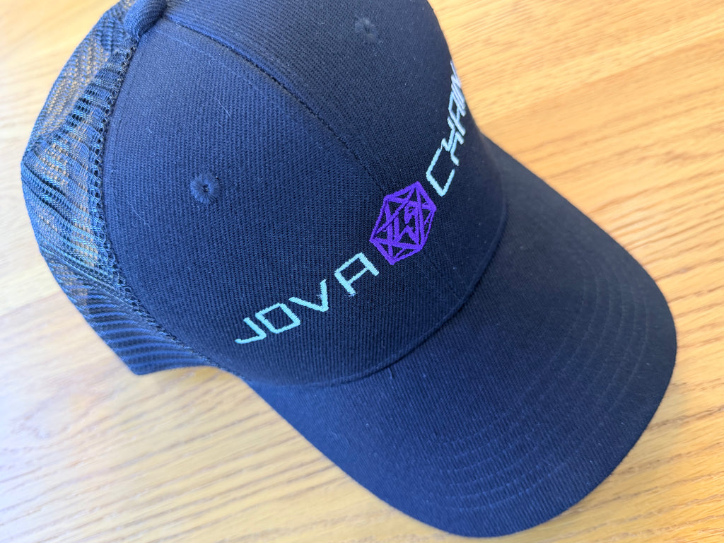 Black Jova Chain Snap Back Cap