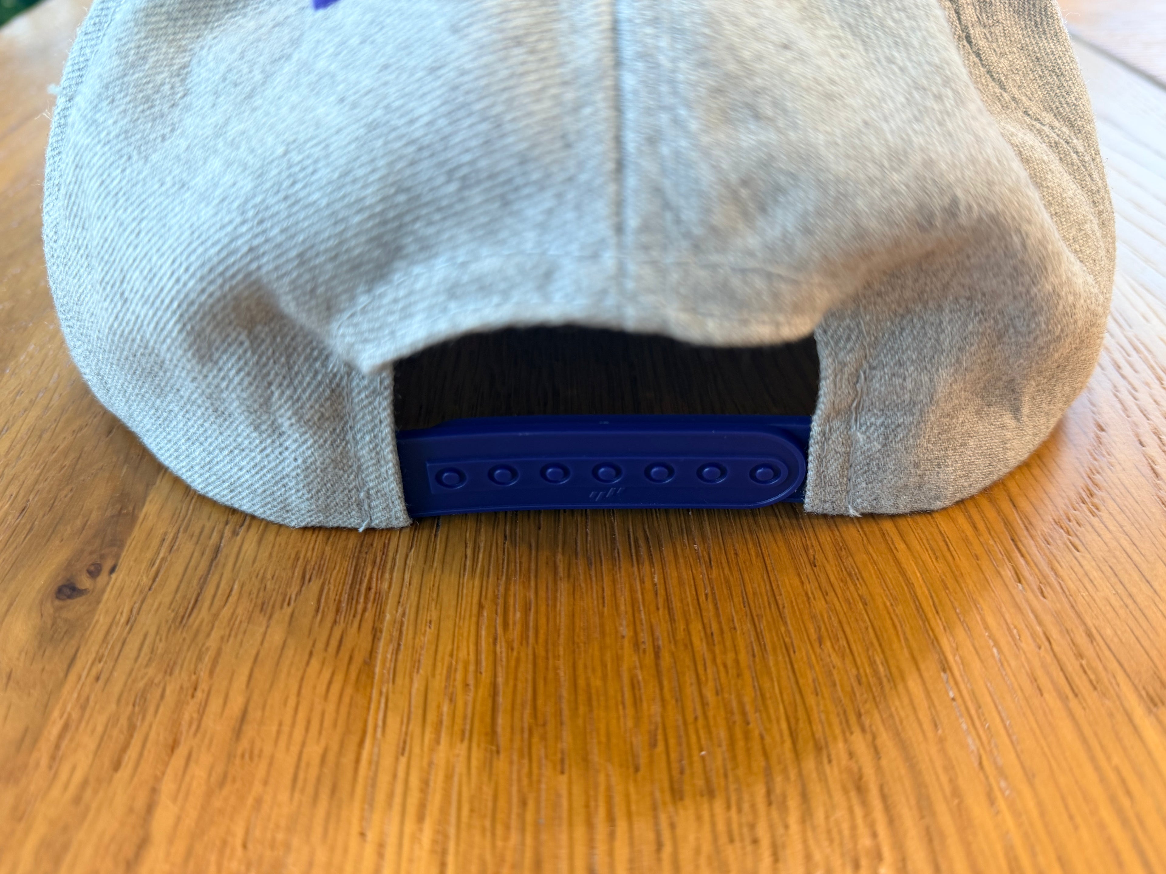 Purple and Gray Flat Billed Snap Back