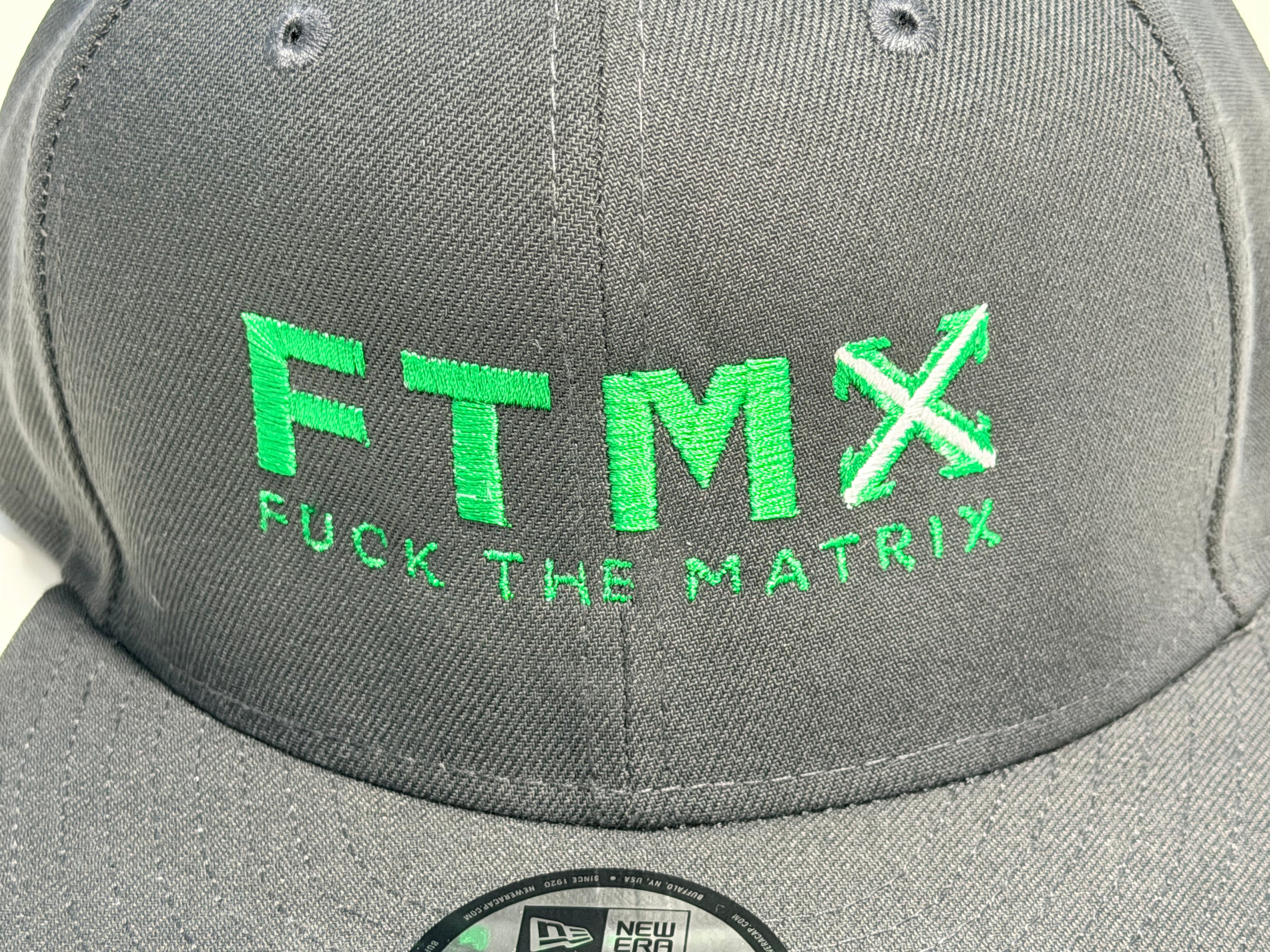 Gray 9 Fifty Snapback Cap FTMX Full Logo